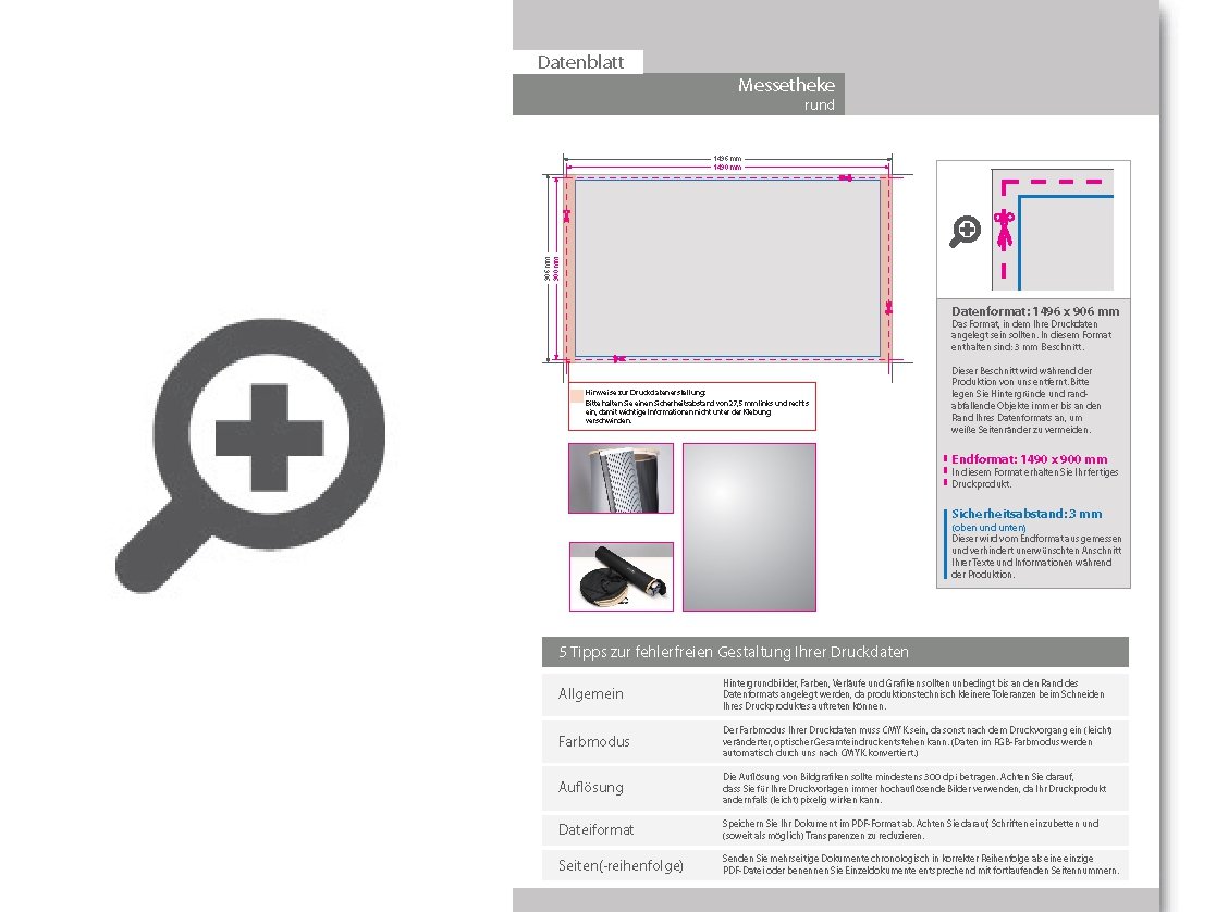 Product Bild hochwertige_messetheke_rund_inkl__druck_und_versand